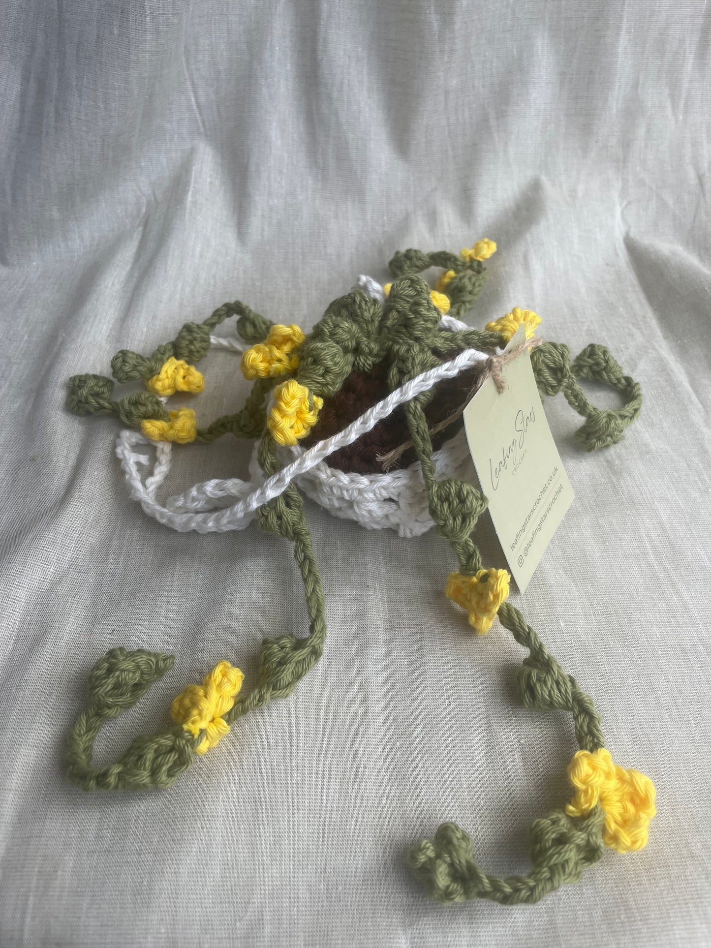 Yellow Flower Midi Hanging Plant