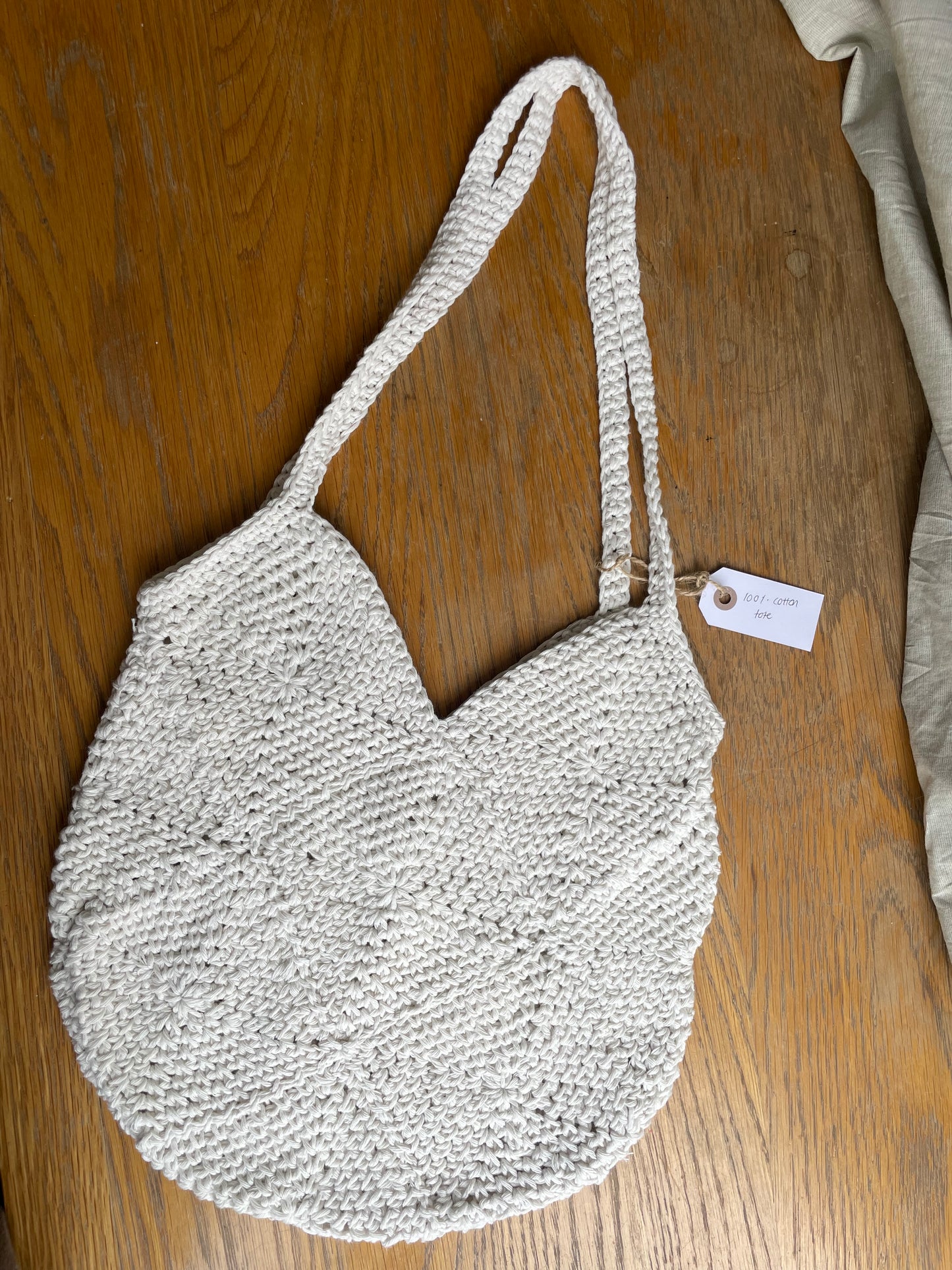 Moss Stitch Tote